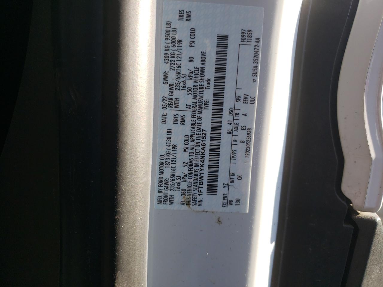 FORD E-TRANSIT T-350