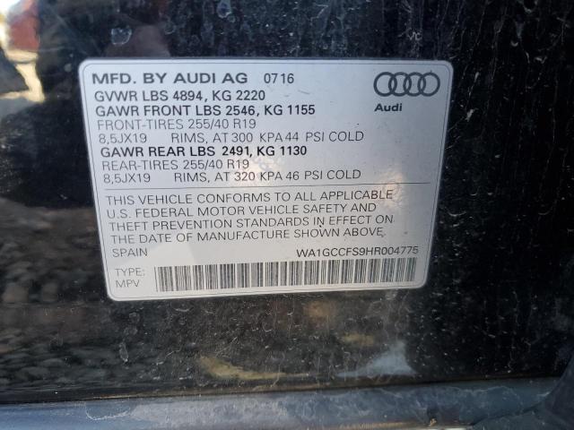 2017 AUDI Q3 PRESTIG WA1GCCFS9HR004775