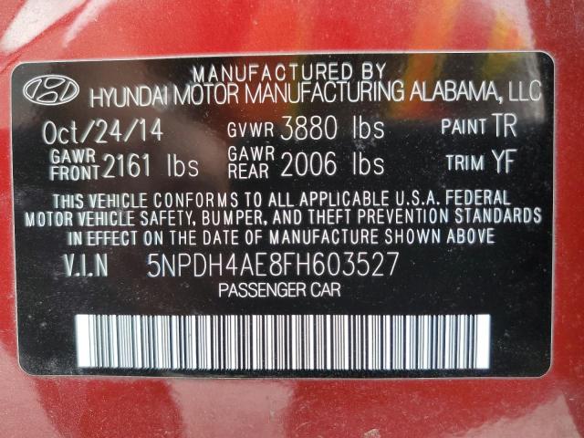2015 HYUNDAI ELANTRA SE - 5NPDH4AE8FH603527