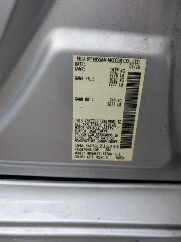 2016 NISSAN ALTIMA 2.5 - 1N4AL3AP3GC215234