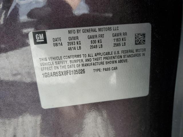 2015 CADILLAC CTS LUXURY - 1G6AR5SX8F0105026