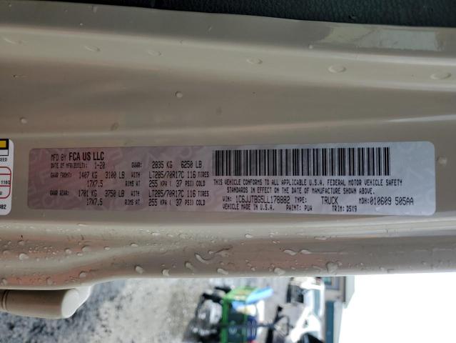 2020 JEEP GLADIATOR - 1C6JJTBG5LL178882