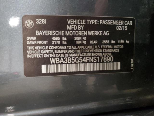 2015 BMW 328 XI SUL - WBA3B5G54FNS17890