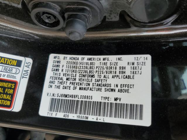 2015 HONDA CR-V TOURI - 5J6RM3H96FL006905