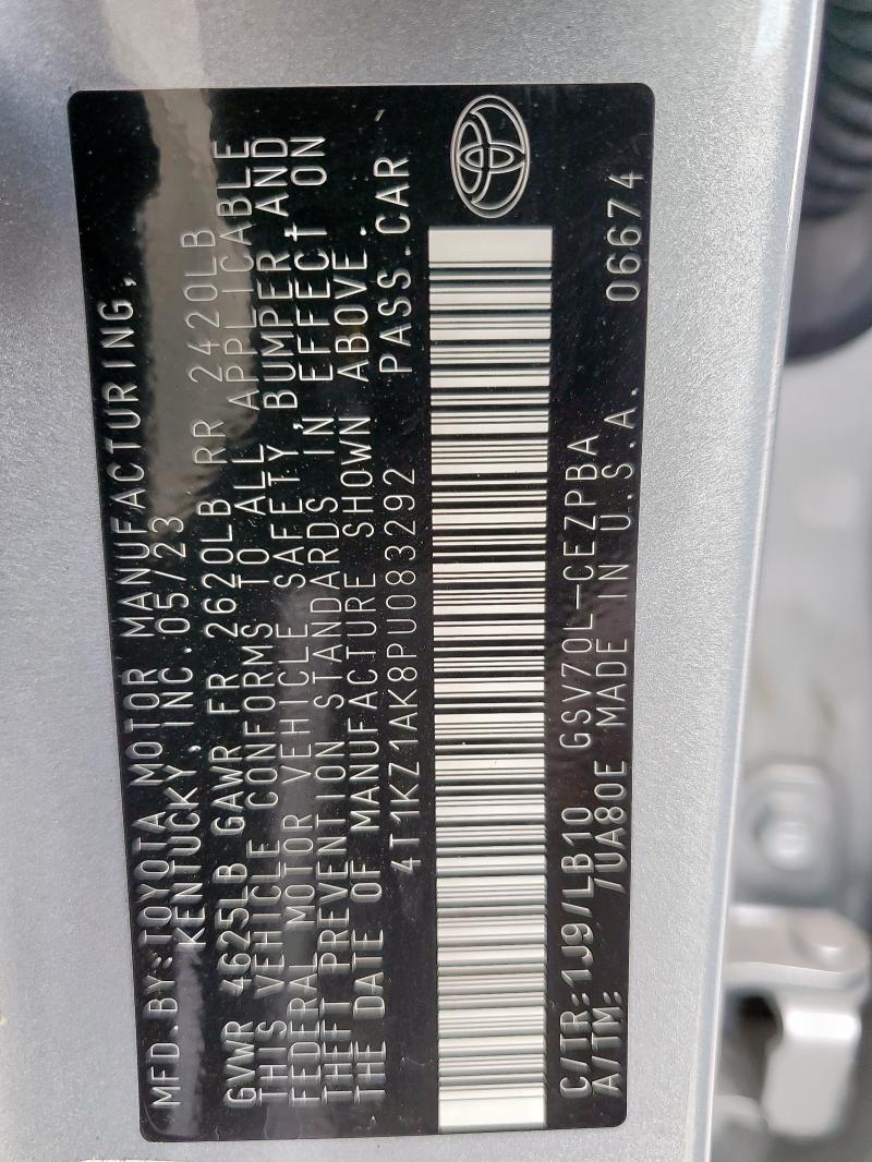 2023 TOYOTA CAMRY TRD - 4T1KZ1AK8PU083292