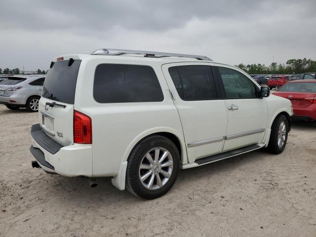 INFINITI QX56 2010 white  gas 5N3ZA0NF7AN905263 photo #4