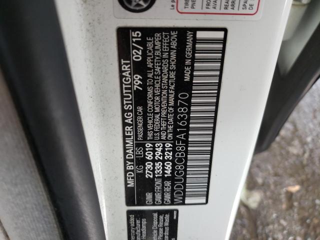2015 MERCEDES-BENZ S 550 - WDDUG8CB8FA163870