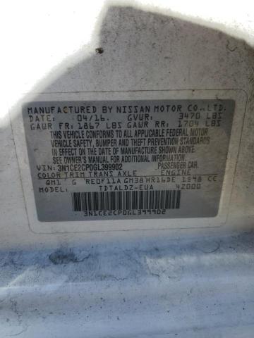 2016 NISSAN VERSA NOTE - 3N1CE2CP0GL399902