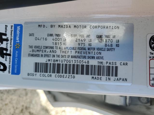 2016 MAZDA 3 SPORT - JM1BM1U70G1350548