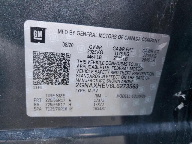 2020 CHEVROLET EQUINOX LS - 2GNAXHEV6L6273563
