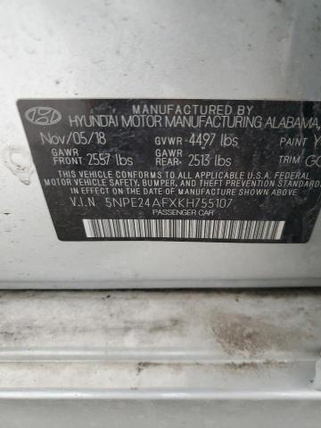 2019 HYUNDAI SONATA SE - 5NPE24AFXKH755107