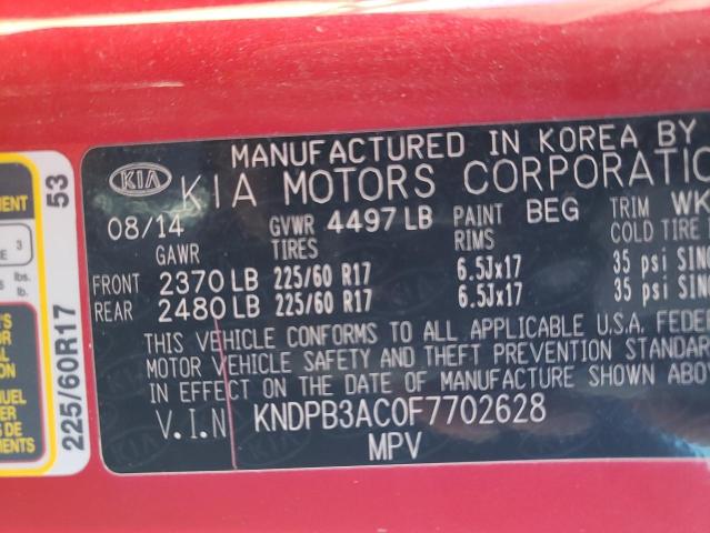2015 KIA SPORTAGE L - KNDPB3AC0F7702628