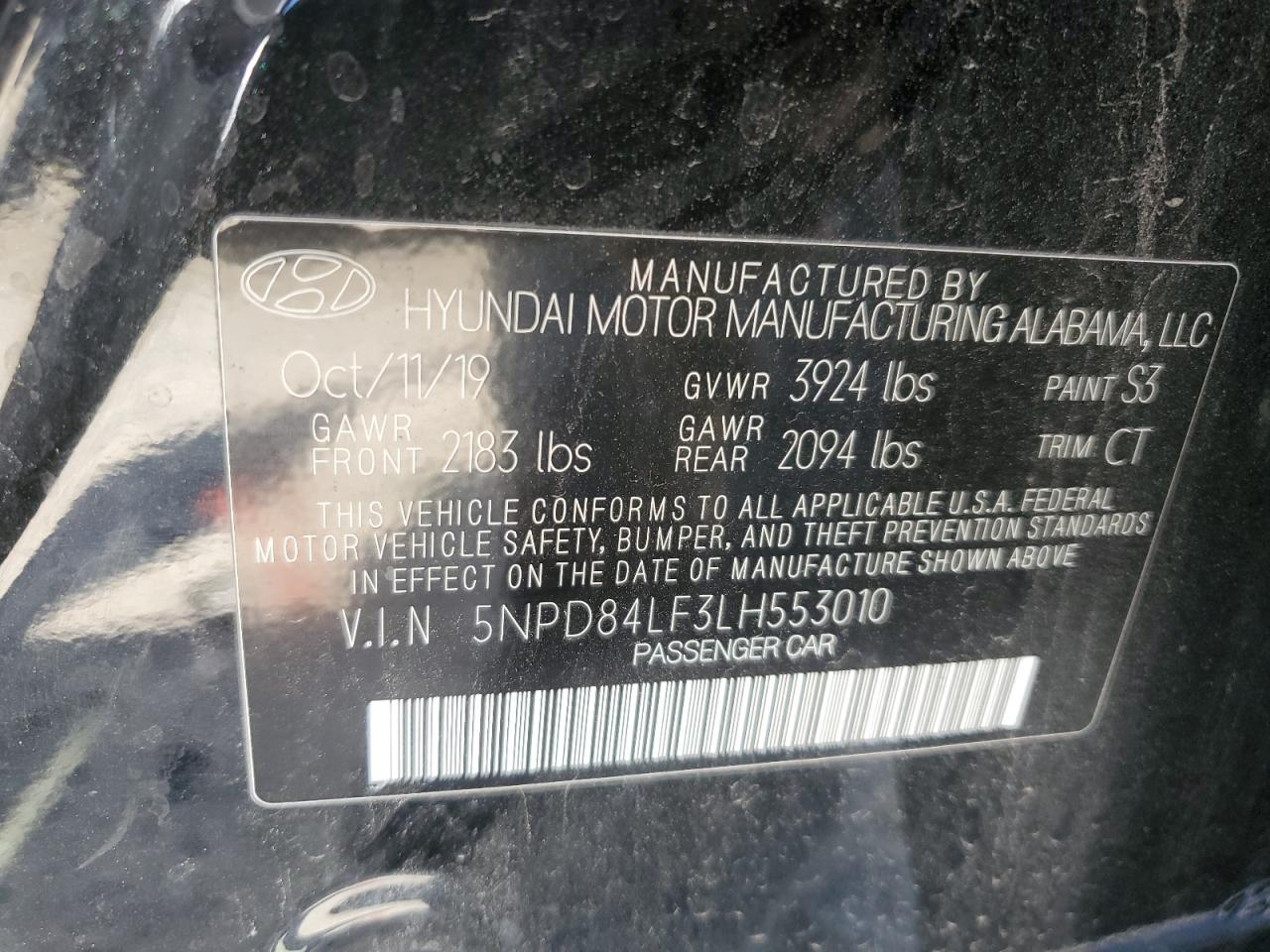 Hyundai Elantra se 2020
