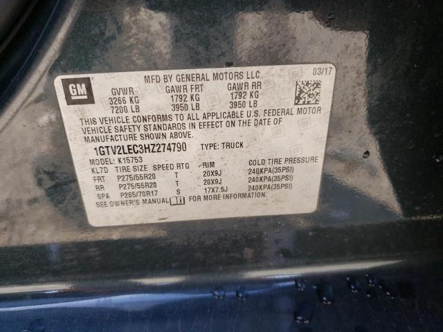 2017 GMC SIERRA K15 - 1GTV2LEC3HZ274790