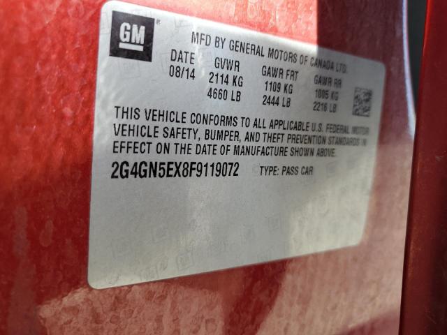 2015 BUICK REGAL PREM 2G4GN5EX8F9119072