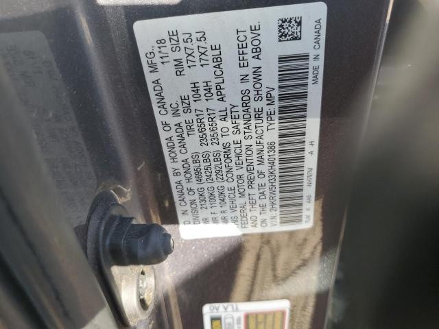 2019 HONDA CR-V LX - 2HKRW5H33KH401386