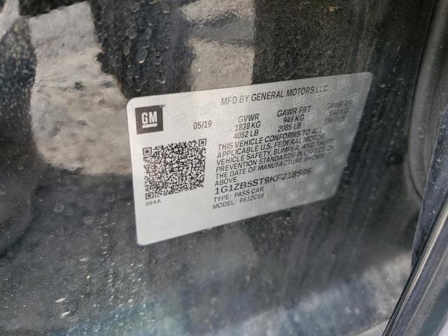 2019 CHEVROLET MALIBU LS 1G1ZB5ST9KF218596