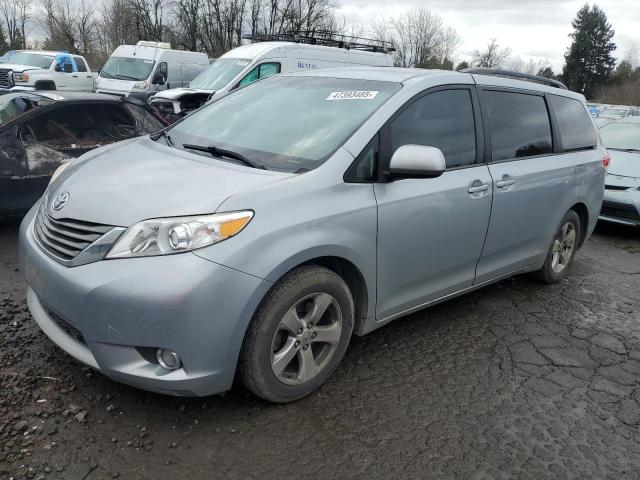 TOYOTA SIENNA LE 2014 silver  gas 5TDKK3DC3ES459861 photo #1