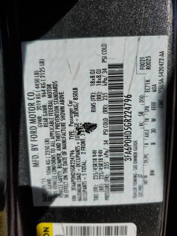 2016 FORD FUSION SE - 3FA6P0HD5GR224796