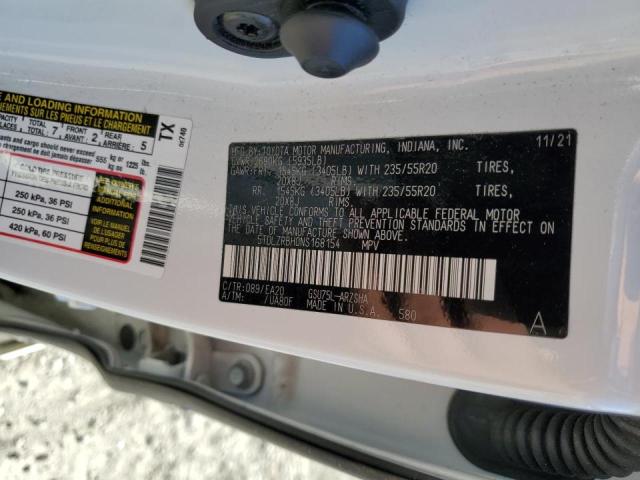 2022 TOYOTA HIGHLANDER 5TDLZRBH0NS168154