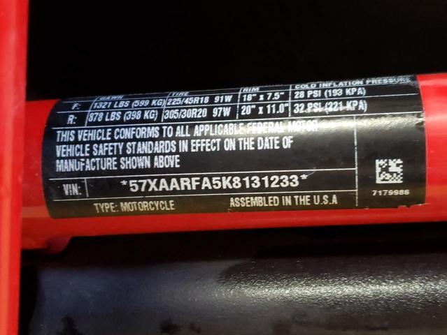 2019 POLARIS SLINGSHOT 57XAARFA5K8131233