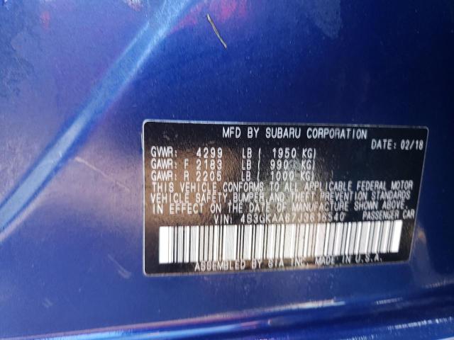2018 SUBARU IMPREZA - 4S3GKAA67J3616540
