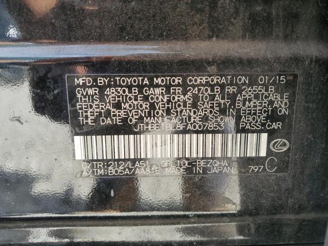 2015 LEXUS GS 350 JTHBE1BL8FA007853