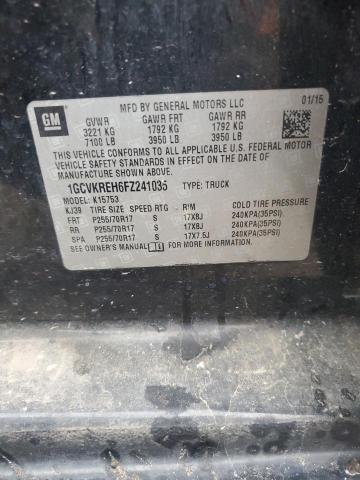 2015 CHEVROLET SILVERADO - 1GCVKREH6FZ241035