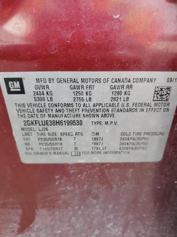 2017 GMC TERRAIN SL - 2GKFLUE38H6199530