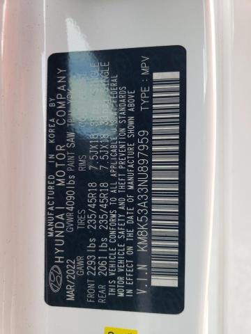 km8k53a33nu897959 - 2022 Hyundai kona limited - #49863605