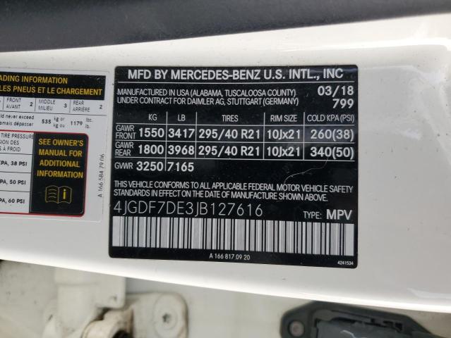 2018 MERCEDES-BENZ GLS 550 4M - 4JGDF7DE3JB127616