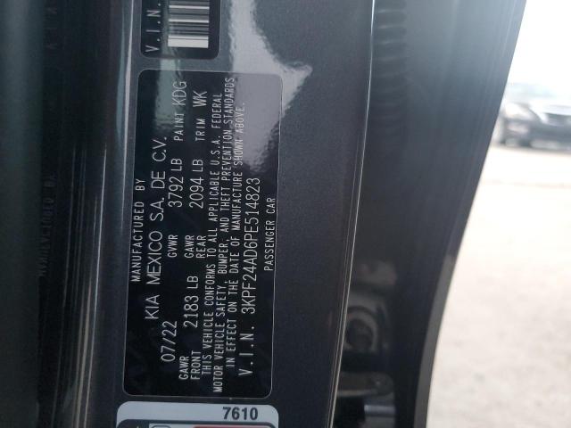 2023 KIA FORTE LX 3KPF24AD6PE514823