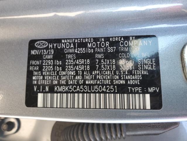 2020 HYUNDAI KONA ULTIM KM8K5CA53LU504251