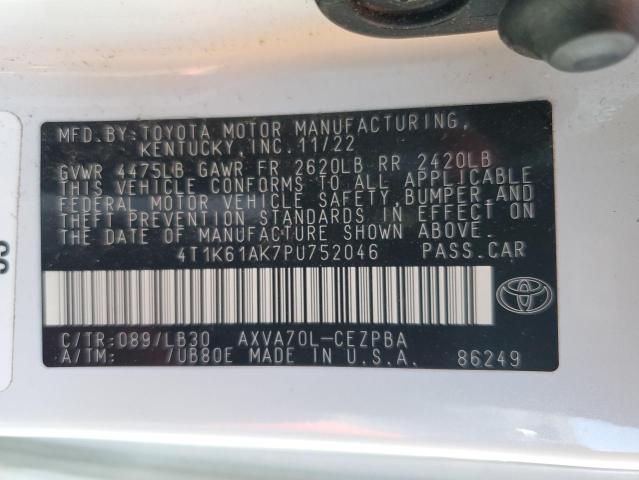 2023 TOYOTA CAMRY XSE - 4T1K61AK7PU752046