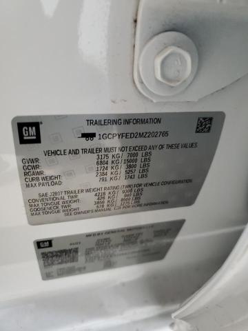 2021 CHEVROLET SILVERADO - 1GCPYFED2MZ202765