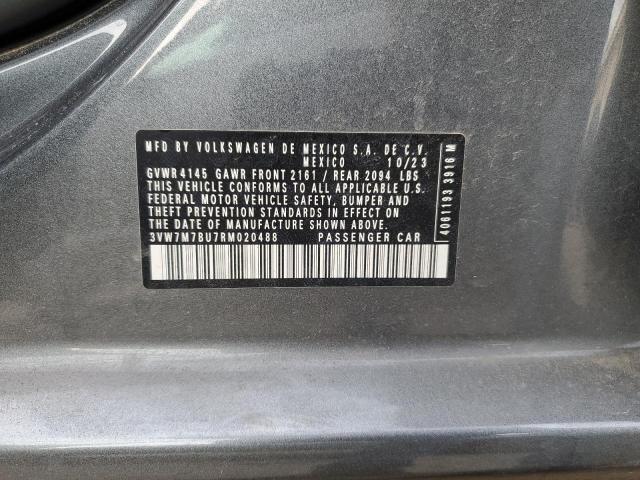2024 VOLKSWAGEN JETTA SE 3VW7M7BU7RM020488