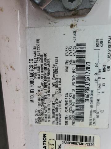 2016 FORD FUSION TIT 3FA6P0RU7GR172893