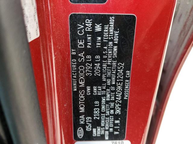 2019 KIA FORTE FE - 3KPF24AD9KE120452