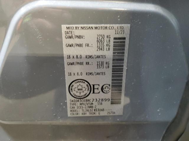 2024 NISSAN PATHFINDER 5N1DR3CE8RC232899