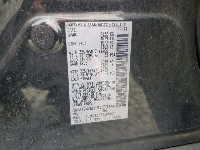 2015 NISSAN ROGUE S - 5N1AT2MV6FC809194
