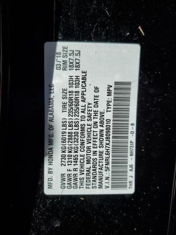 2018 HONDA ODYSSEY EX - 5FNRL6H7XJB098010
