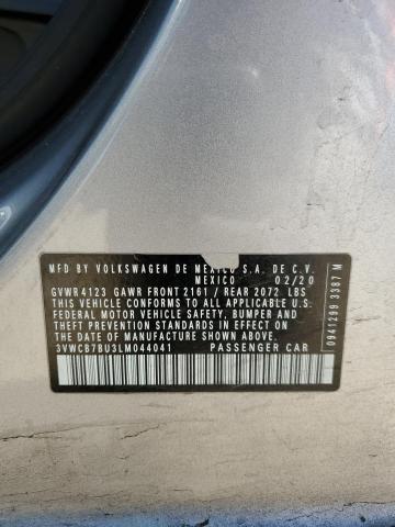 2020 VOLKSWAGEN JETTA S - 3VWCB7BU3LM044041