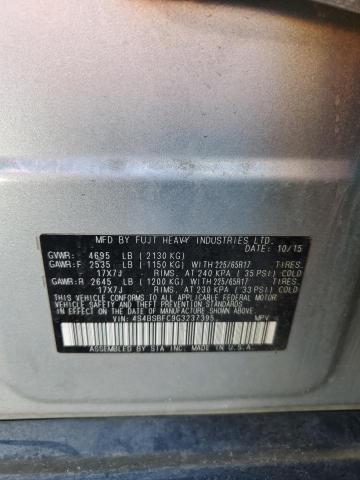 2016 SUBARU OUTBACK 2. - 4S4BSBFC9G3237395