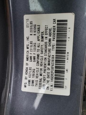 2015 HONDA ACCORD SPO - 1HGCR2F5XFA236564