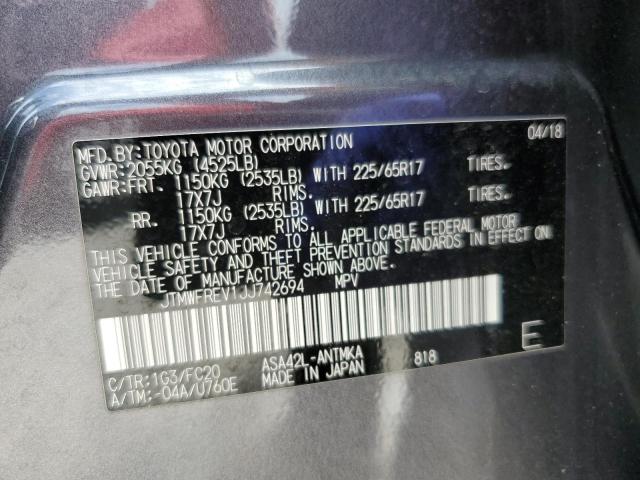 2018 TOYOTA RAV4 ADVEN - JTMWFREV1JJ742694