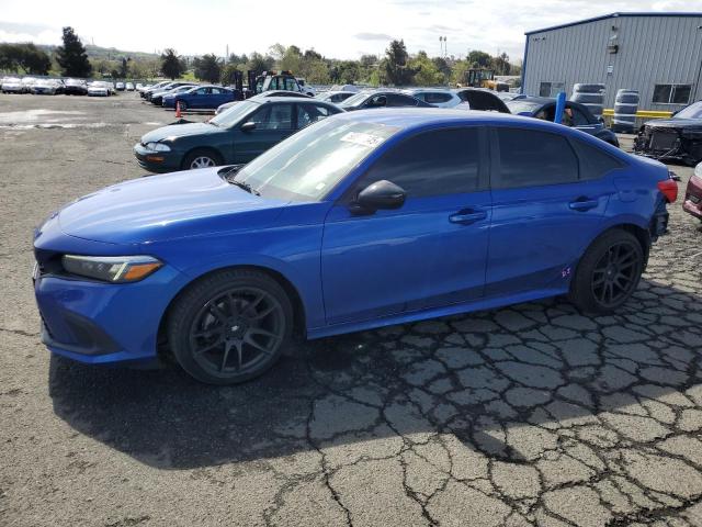 HONDA CIVIC SPOR 2022 blue  gas 2HGFE2F56NH535591 photo #1