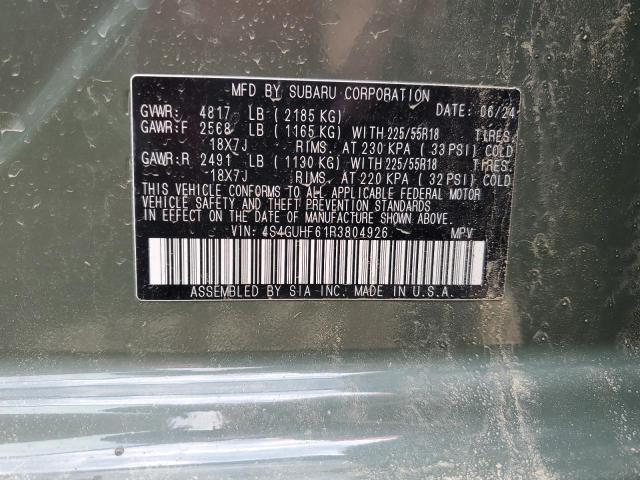2024 SUBARU CROSSTREK - 4S4GUHF61R3804926