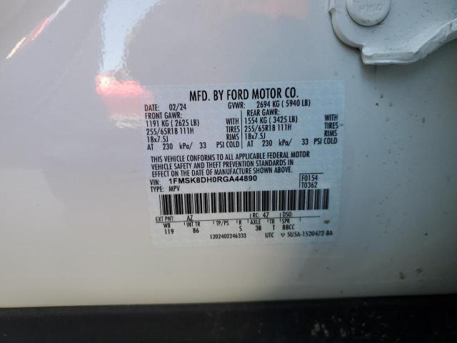 2024 FORD EXPLORER X - 1FMSK8DH0RGA44890