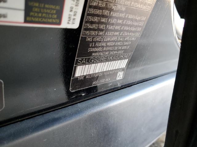 2019 LAND ROVER RANGE ROVE - SALGS2RE1KA528347