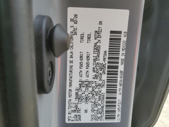 2020 TOYOTA TACOMA DOU - 3TMCZ5AN0LM336663